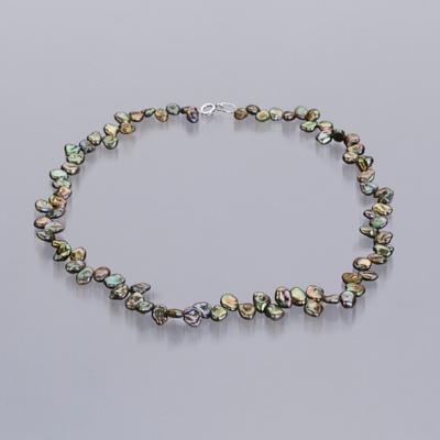 Ожерелье из жемчуга Кейши удивительной расцветки